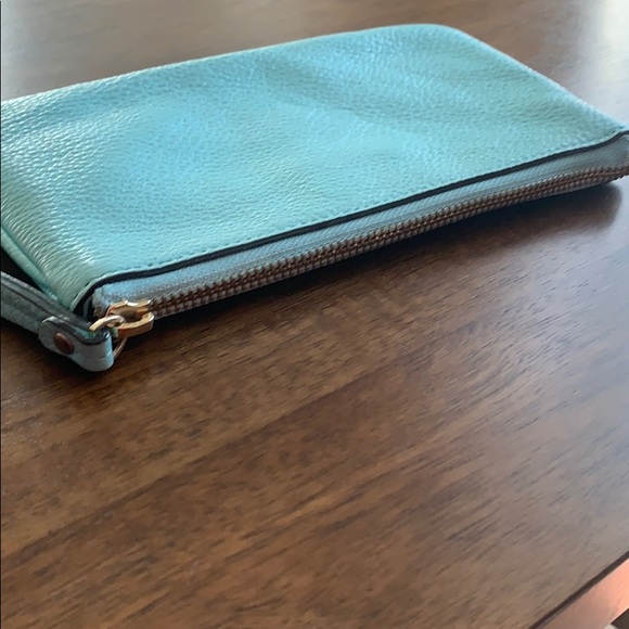 Turquoise Kate Spade wristlet wallet - Picture 4 of 8